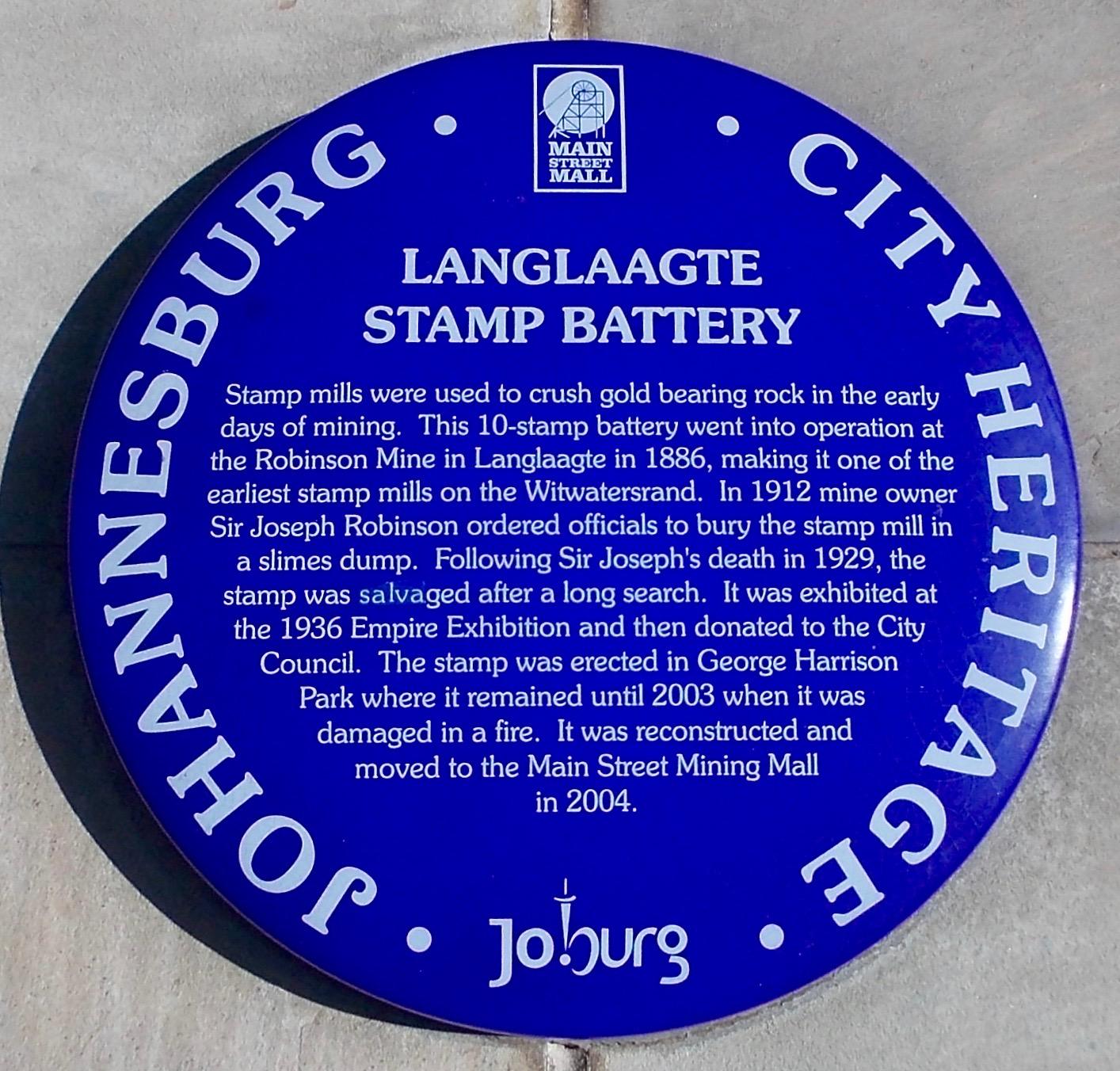 Langlaagte Stamp Battery The Heritage Portal